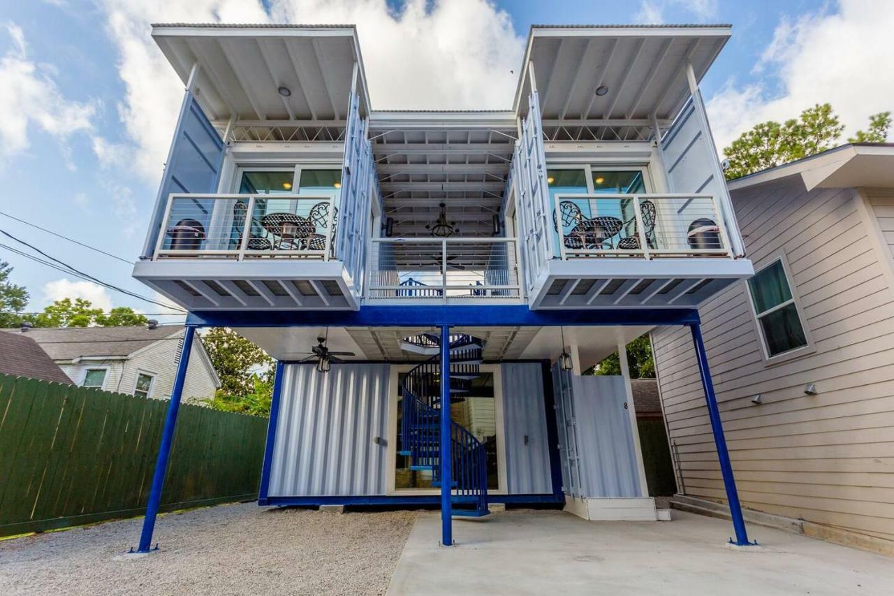 Ferienwohnung East Downtown Micro-Luxe Container Living Pod #9 Houston Exterior foto