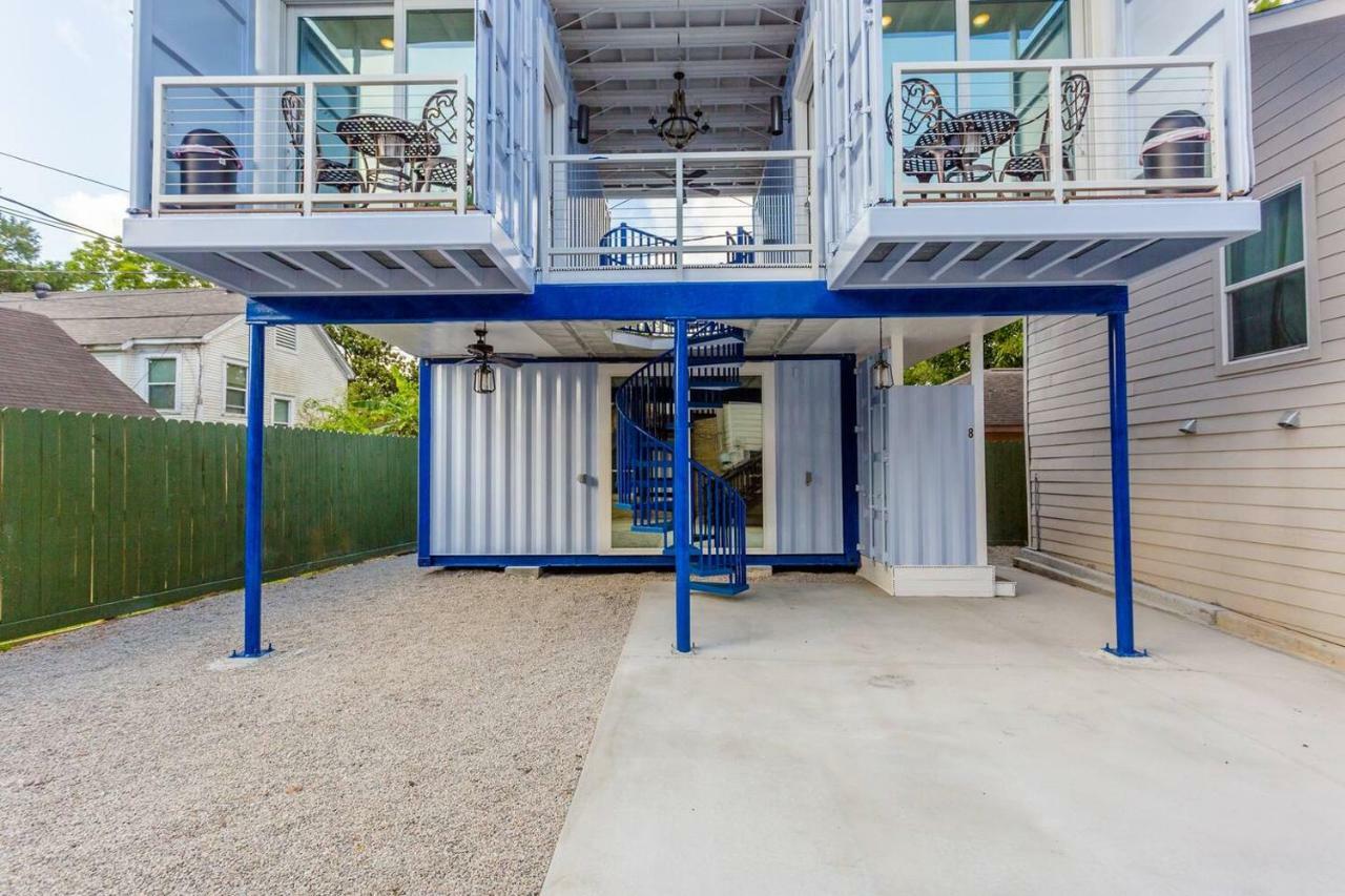 Ferienwohnung East Downtown Micro-Luxe Container Living Pod #9 Houston Exterior foto