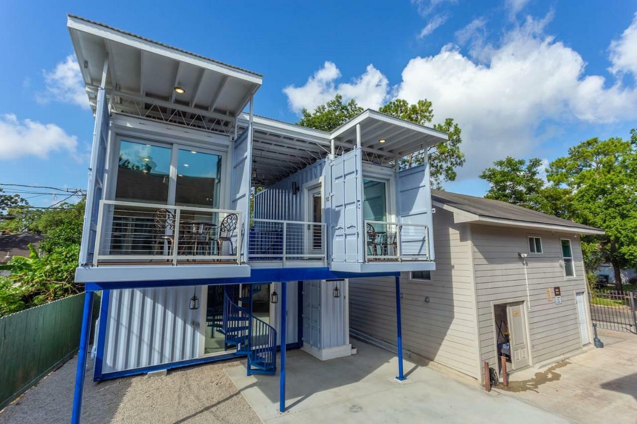 Ferienwohnung East Downtown Micro-Luxe Container Living Pod #9 Houston Exterior foto